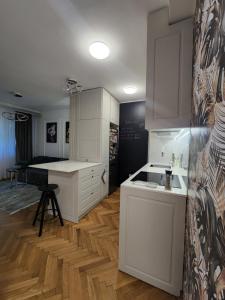 Η κουζίνα ή μικρή κουζίνα στο AirCity Apartment
