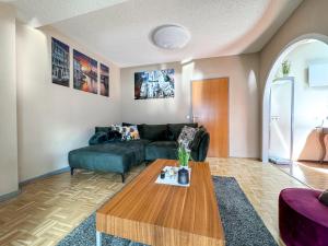 Część wypoczynkowa w obiekcie Stadt & See Appartement Penthouse inkl MIC Card
