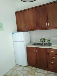 Η κουζίνα ή μικρή κουζίνα στο Apartments Stilos Ioannis