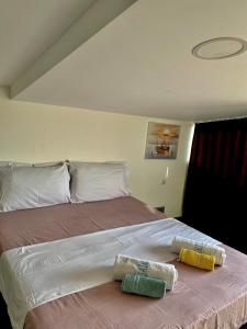 Cama o camas de una habitación en Saint Tropez Durres