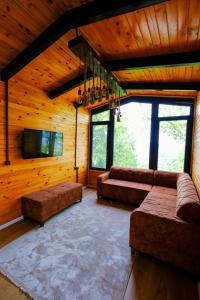 Khu vực ghế ngồi tại Bungalow green love sapanca