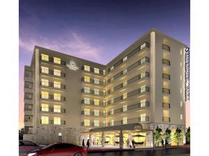 a rendering of a hotel with a car parked in front at FIVE HOTEL OSAKA - Vacation STAY 47127v in Osaka