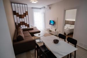 Posezení v ubytování FUYA Apartments