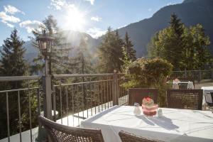 Widok na góry z tego hotelu