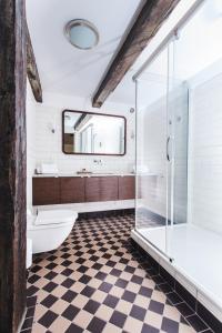 Kúpeľňa v ubytovaní Apartamenty Sowa Toruń