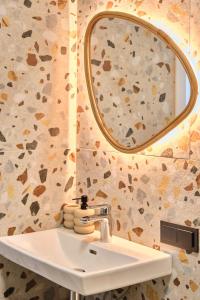 Koupelna v ubytování Vėjų Vėjai