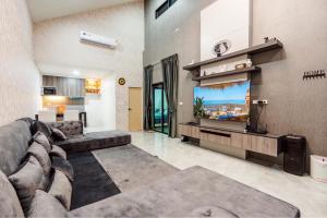 Køkken eller tekøkken på The Connect Pool Villa Cha Am