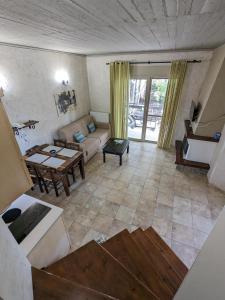 Χώρος καθιστικού στο Meltemi Apartments