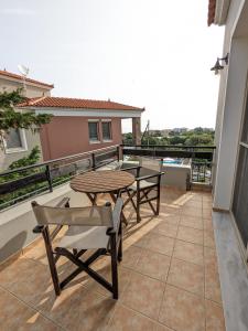 Μπαλκόνι ή βεράντα στο Meltemi Apartments
