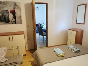 Postel nebo postele na pokoji v ubytování Apartmani Tereza