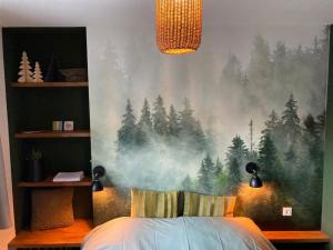 Postelja oz. postelje v sobi nastanitve Diamond Forest - 8 Full Beds Summercard Included