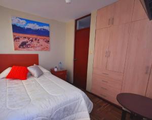 Postel nebo postele na pokoji v ubytování Bon Repos Arequipa