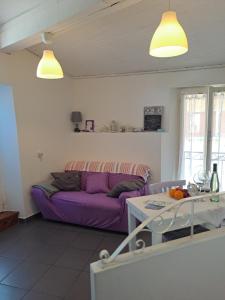 Posezení v ubytování House Al Noce