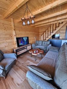 Posezení v ubytování Bungalovi Spahic
