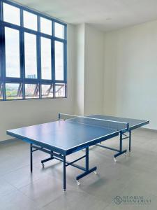 Stolní tenis v ubytování Melaka Ong Kim Wee Residences by Stayrene nebo okolí