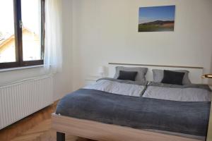 Postel nebo postele na pokoji v ubytování Apartma podeželje