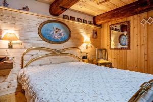 Postel nebo postele na pokoji v ubytování Loft Tovel