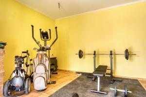 Fitness centrum a/nebo fitness zařízení v ubytování La Luna
