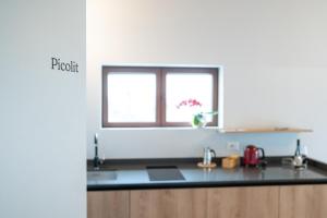 Kuchyň nebo kuchyňský kout v ubytování Agriturismo Grion