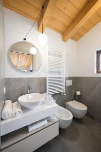 Koupelna v ubytování Agriturismo Grion