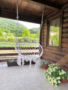Balkon oz. terasa v nastanitvi Virpazar Raj kod kumova