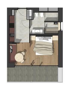 Půdorys ubytování Appartements zi Ranna + 37 fotografií