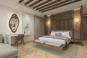 Katil atau katil-katil dalam bilik di Acapulco Resort Hotel