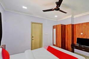 Postel nebo postele na pokoji v ubytování Super Hotel O Hi5 Days Inn Premium