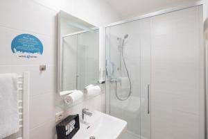 Koupelna v ubytování MOTEL24seven
