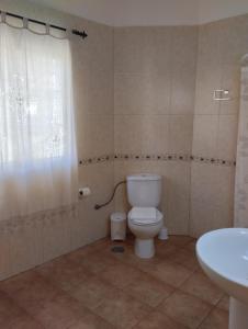 een badkamer met een toilet en een wastafel bij Casa Rural Guadá in Valle Gran Rey