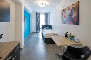 Postel nebo postele na pokoji v ubytování MOTEL24seven