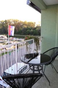 Balkón nebo terasa v ubytování Apartments Marina