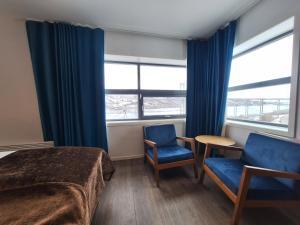 Posezení v ubytování Tjeldsundbrua Hotel