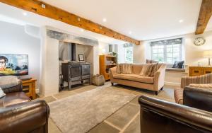 Гостиная зона в The Farmhouse