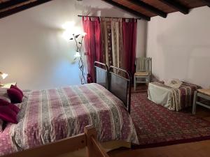 Ένα ή περισσότερα κρεβάτια σε δωμάτιο στο Villapila