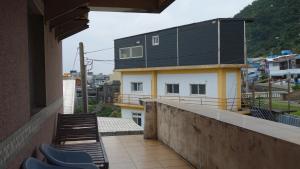En balkon eller terrasse på Lanyu Blue Capsule
