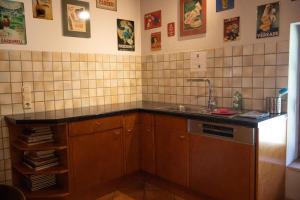 Kuchyň nebo kuchyňský kout v ubytování Haus Irina Zimmer