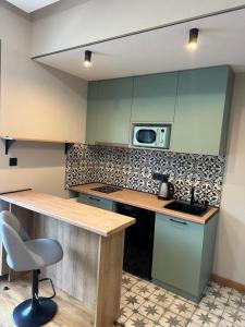 A kitchen or kitchenette at Old district