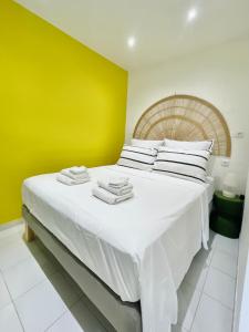 Postel nebo postele na pokoji v ubytování Appartement Frida de la Marina