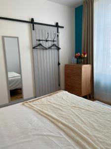 Postel nebo postele na pokoji v ubytování MAS TERRE Chambres d'Hôtes