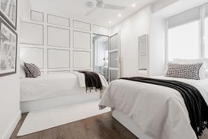 Posteľ alebo postele v izbe v ubytovaní Heart of San Sebastian⎮Walk Score 99⎮3 Baths