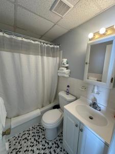 Koupelna v ubytování Searay - Motel