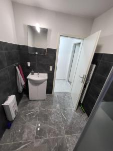 Koupelna v ubytování Ferienhaus Eichen