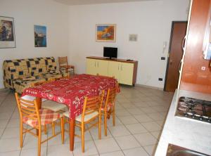 Kuchyň nebo kuchyňský kout v ubytování Fides Apartment