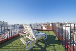 Balkon lub taras w obiekcie Atico Jimena Granada en el centro de Nerja