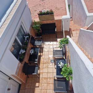 A balcony or terrace at Apartamento en Las Marinas Vera