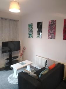 TV a/nebo společenská místnost v ubytování Apartment Sleeps 2 with Free Parking