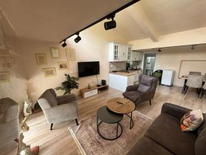 Kuchyň nebo kuchyňský kout v ubytování Vacation Studio by Andrea