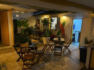 Hostel casa da ana的休息区