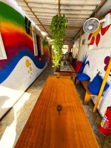 Hostel casa da ana的休息区